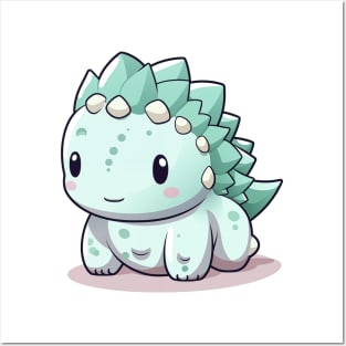 Kawaii Ankylosaurus Posters and Art